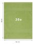 Preview: Betz 20 Piece Guest Towels PREMIUM 100% Cotton 30x50 cm colour avocado green