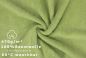 Preview: Betz 20 Piece Guest Towels PREMIUM 100% Cotton 30x50 cm colour avocado green