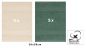 Preview: Betz 10 Piece Towel Set PREMIUM 100% Cotton 10 Guest Towels 30x50 cm colour sand and fir green