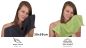 Preview: Betz PREMIUM Gästehandtücher-Set - 10 teiliges Gesichtstücher-Set -  Handtücher-Set - Händehandtücher - 30 x 50cm Graphit / Avocadogrün