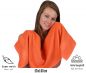 Preview: Betz PREMIUM Handtuch-Set - Handtücher-Set - 10x Handtücher - 50x100 cm Blutorange