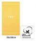 Preview: Betz Paquete de 10 toallas de lavabo PREMIUM 100% algodón tamaño 50x100 cm color amarillo