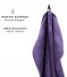 Preview: Betz 10 Asciugamani PREMIUM 100% cotone dimensioni 50x100 cm colore lilla