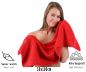 Preview: Betz 10 Hand Towels PREMIUM 100% cotton size 50x100 cm colour red