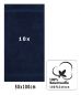 Preview: Betz Paquete de 10 toallas de lavabo PREMIUM 100% algodón tamaño 50x100 cm color azul oscuro