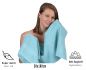 Preview: Betz 10 Hand Towels PREMIUM 100% cotton size 50x100 cm colour ocean