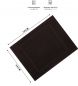 Preview: Betz lot de 10 tapis de bain Premium de taille 50x70 cm 100% coton couleur marron foncé