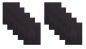 Preview: Betz lot de 10 tapis de bain Premium de taille 50x70 cm 100% coton couleur graphite