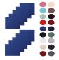 Preview: Betz 10 alfombras de baño PREMIUM 50x70 cm 100% algodón calidad 650 g/m² color azul real