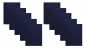Preview: Betz 10 Stück Badvorleger Badematte PREMIUM 100% Baumwolle Größe 50x70 cm Qualität 650g/m² Farbe dunkelblau