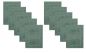 Preview: Betz Set di 10 scendibagni tappeto da bagno PREMIUM 100% cotone qualità 650 g/m² 50x70 cm colore verde abete