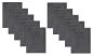 Preview: Betz Set di 10 scendibagni tappeto da bagno PREMIUM 100% cotone qualità 650 g/m² 50x70 cm colore antracite