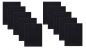Preview: Betz Set di 10 scendibagni tappeto da bagno PREMIUM 100% cotone qualità 650 g/m² 50x70 cm colore nero