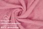 Preview: Betz 6 SaunaTowels PREMIUM 100% coton size 70x200 cm colour old rose