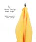 Preview: Betz lot de 6 serviettes à sauna Premium 100% coton taille 70 x 200 cm couleur jaune