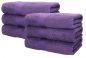 Preview: Betz lot de 6 serviettes à sauna Premium 100% coton taille 70 x 200 cm couleur violet