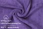 Preview: Betz lot de 6 serviettes à sauna Premium 100% coton taille 70 x 200 cm couleur violet