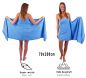 Preview: Betz 6 asciugamani da sauna teli da sauna PREMIUM misure 70x200 cm 100% cotone colore azzuro
