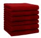 Preview: Betz 6 toallas de baño PREMIUM 100% algodón 70x140 cm color rojo rubi