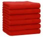 Preview: Betz Set di 6 asciugamani da doccia 70 x 140 PREMIUM 100% cotone colore rosso