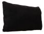 Preview: Betz 1 couverture polaire douce taille 140x190 cm ou 1 coussin rempli toucher peluche tailles d'env. 36x36 cm, 25x50 cm, 20x40 cm ROMANIA couleur noir