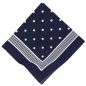 Preview: Betz 3 Piece Bandana Set Bandana Neckerchief With Classic Spots 100% Cotton Size: ca. 55 x 55 cm Colour: red, navy blue, black-blue