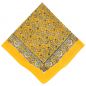 Preview: Lot de 3 bandanas classiques à motif paisley  55 x 55 cm en 100% coton, couleur: jaune