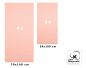Preview: 10 Piece Hand Bath Towel Set PALERMO colour: apricot size: 50 x 100 cm 70 x 140 cm by Betz