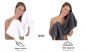 Preview: Betz PALERMO Handtuch-Set – 10er Handtücher-Set -  4x Duschtücher - 6x Handtücher Weiß / Anthrazit