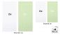 Preview: 10 piezas set toallas de mano/ducha serie Palermo color blanco y verde 100% algodon 6 toallas de mano 50x100cm 4 toallas ducha 70x140cm de Betz