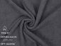Preview: Betz 8-tlg. Handtuch-Set PALERMO 100% Baumwolle 2 Duschtücher 6 Handtücher Farbe anthrazit