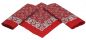 Preview: 3 piece set Bandana Headscarf Neckerchief with Classic Paisley Pattern Size: 55 x 55 cm, Colour: red