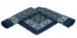 Preview: Pañuelos bandanas para el cuello o la cabeza con el motivo de paisley clásico, 3 piezas, tamaño 55x55cm, 100% algodón, de color azul marino
