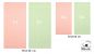 Preview: Lot de 8 serviettes Palermo couleur vert et abricot, 6 serviettes de toilette, 2 serviettes de bain de Betz