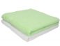 Preview: Set di 2 asciugamani da bagno 70 x 140 cm Palermo, 100 % cotone, colore verde e bianco di Betz