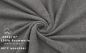 Preview: Betz Juego de 4 toallas DELUXE 100% algodón de color gris antracita