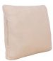 Preview: Betz 1 couverture polaire douce taille 140x190 cm ou 1 coussin rempli toucher peluche tailles d'env. 36x36cm, 25x50 cm, 20x40 cm ROMANIA couleur beige