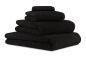 Preview: 4 Piece Bath Towel/Sauna Towel Set DELUXE Colour: black, 1 bath sheet, 1 bath towel, 1 hand towel and 1 face cloth