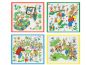 Preview: Betz pack of 12 children's handkerchiefs in various designs and sizes