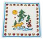 Preview: Betz 12 Pieces Kids Cloth Handkerchiefs Set 100 % Cotton Print: Little Red Riding Hood (Design 2) Size: 26x26 cm