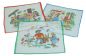 Preview: Betz 3 Pieces Kids Handkerchiefs in Gift Box Design 2 100% Cotton Motive: Fairy-tale Colour: green Size: 25x25cm