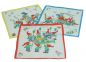 Preview: Betz Set di 3 fazzoletti per bambini in una scatola regalo misure 25 x 25 cm 100 % cotone motivi fiabeschi design 3 colore blu