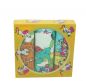 Preview: Betz 3 Pieces Kids Handkerchiefs in Gift Box Design 4 100% Cotton Motive: Fairy-tale Colour: yellow Size: 25x25cm