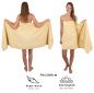 Preview: Betz XXL Sauna Towel GOLD 100%Cotton Quality: 600g/m² Colour: beige Size: 70x200cm