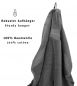 Preview: Serviette à sauna "GOLD", couleur gris anthracite, taille: 70 x 200 cm, 600m/g² de Betz