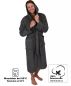 Preview: Betz  Albornoz de algodón con capucha para hombre y mujer - albornoz sauna - albornoz largo - abrigo sauna - TEDDY