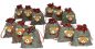 Preview: Betz 12 pieces Sack Christmas and felt optics sack Fabric gift sack Gift bag gray / red with bear Size: 14 x 17 cm