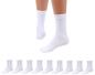Preview: Betz 10 Paar Socken Damen und Herren – Baumwolle mit Komfortbund ohne drückende Naht – Classic – Größen 35 – 50 Farben Schwarz Weiß Grau