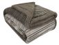 Preview: Betz Luxury Cuddle Blanket Home Blanket XXL FLORENZ Colour grey or taupe Size 150x200 cm