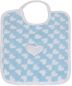 Preview: Betz 3 tlg. Kinderset HERZCHEN II  Kapuzenbadetuch Lätzchen Waschhandschuh Baumwolle weiß/rosa und weiß/blau